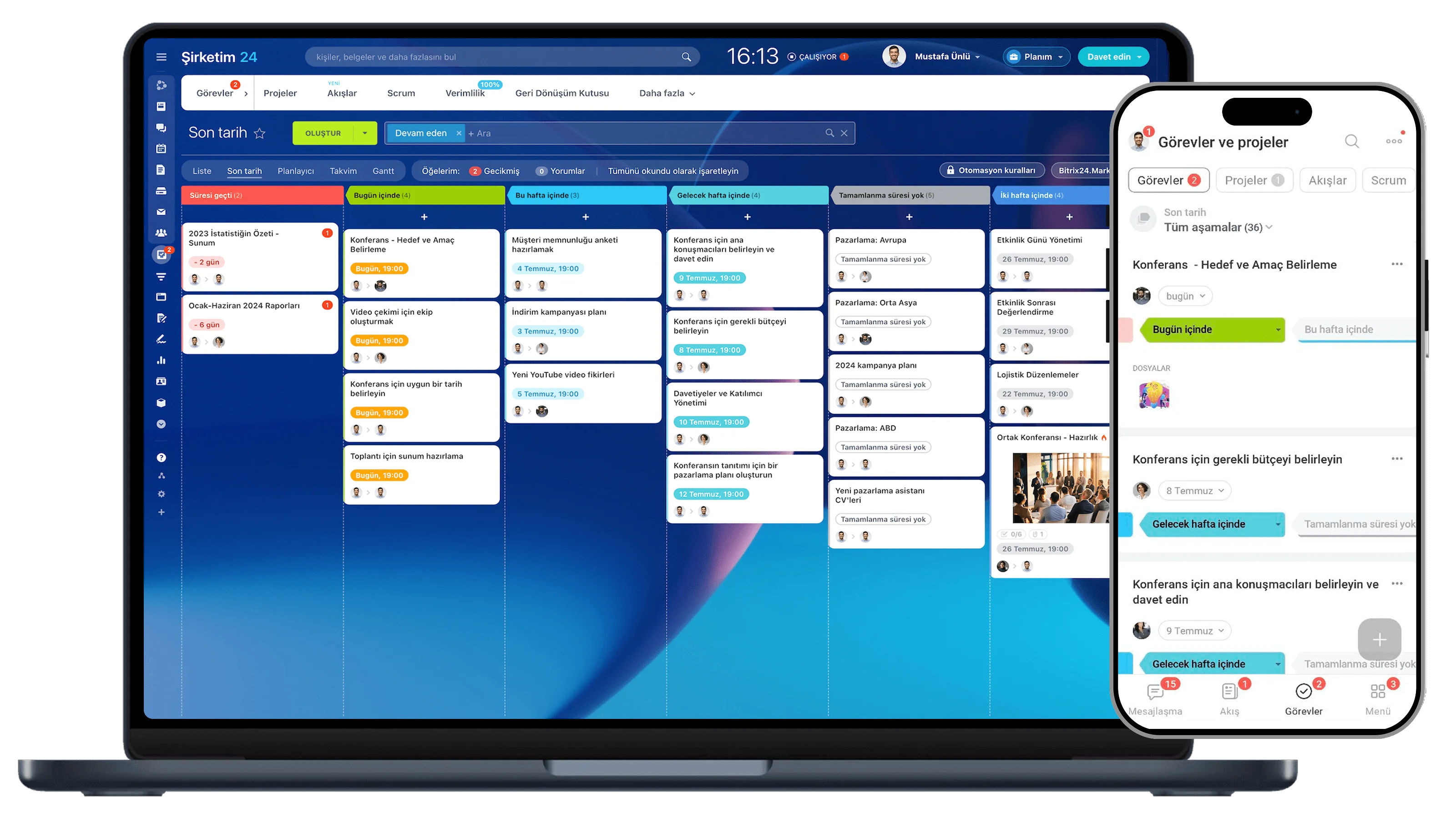 Tasks preview