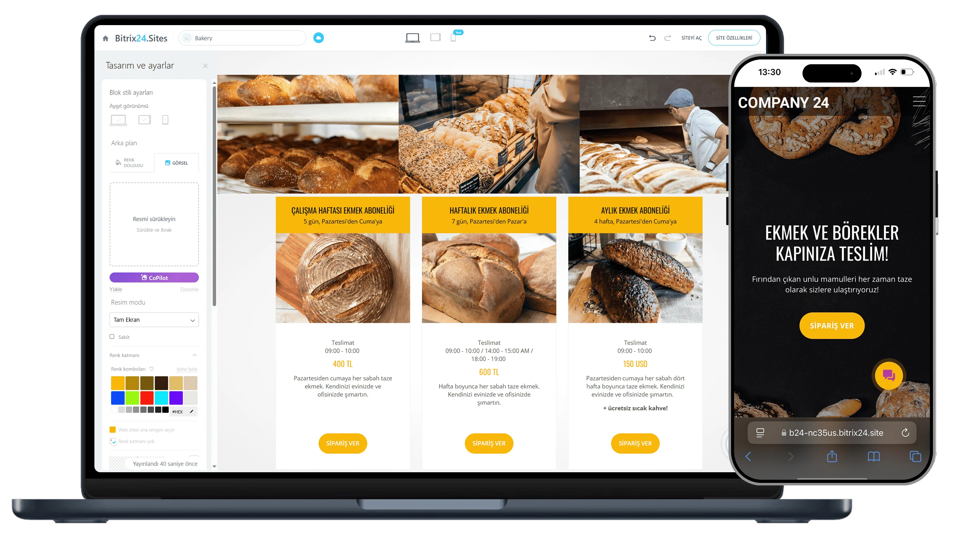 Websites preview